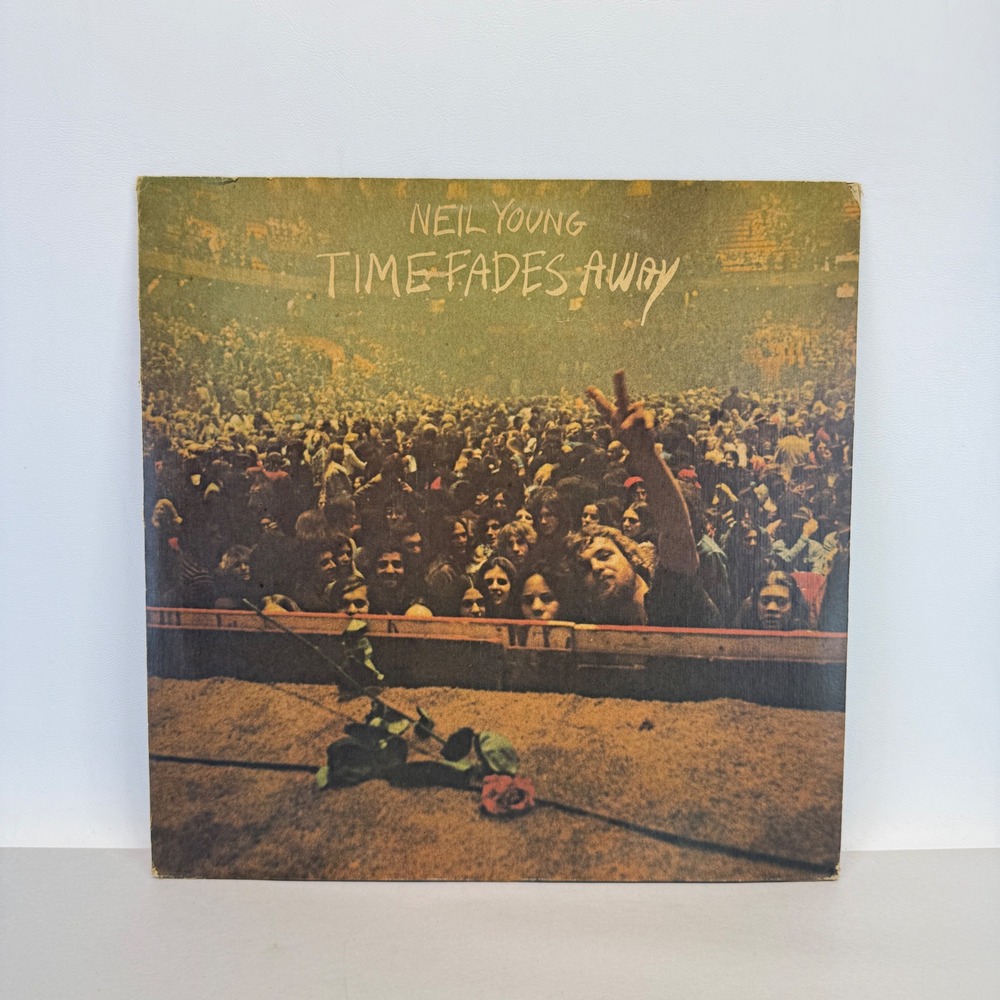 Neil Young Time Fades Away with Lyric Poster‎ Vinyl LP 1973 Reprise MS 2151